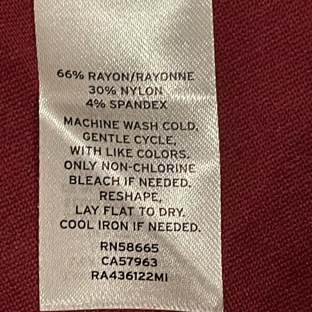 SOLD - NWT Rachel Parcell Square Neck Fit & Flare Dress in Red Cordovan Sz XXL - Picture 11 of 16